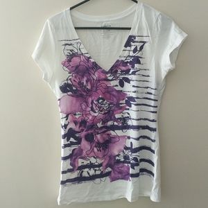 Floral tee